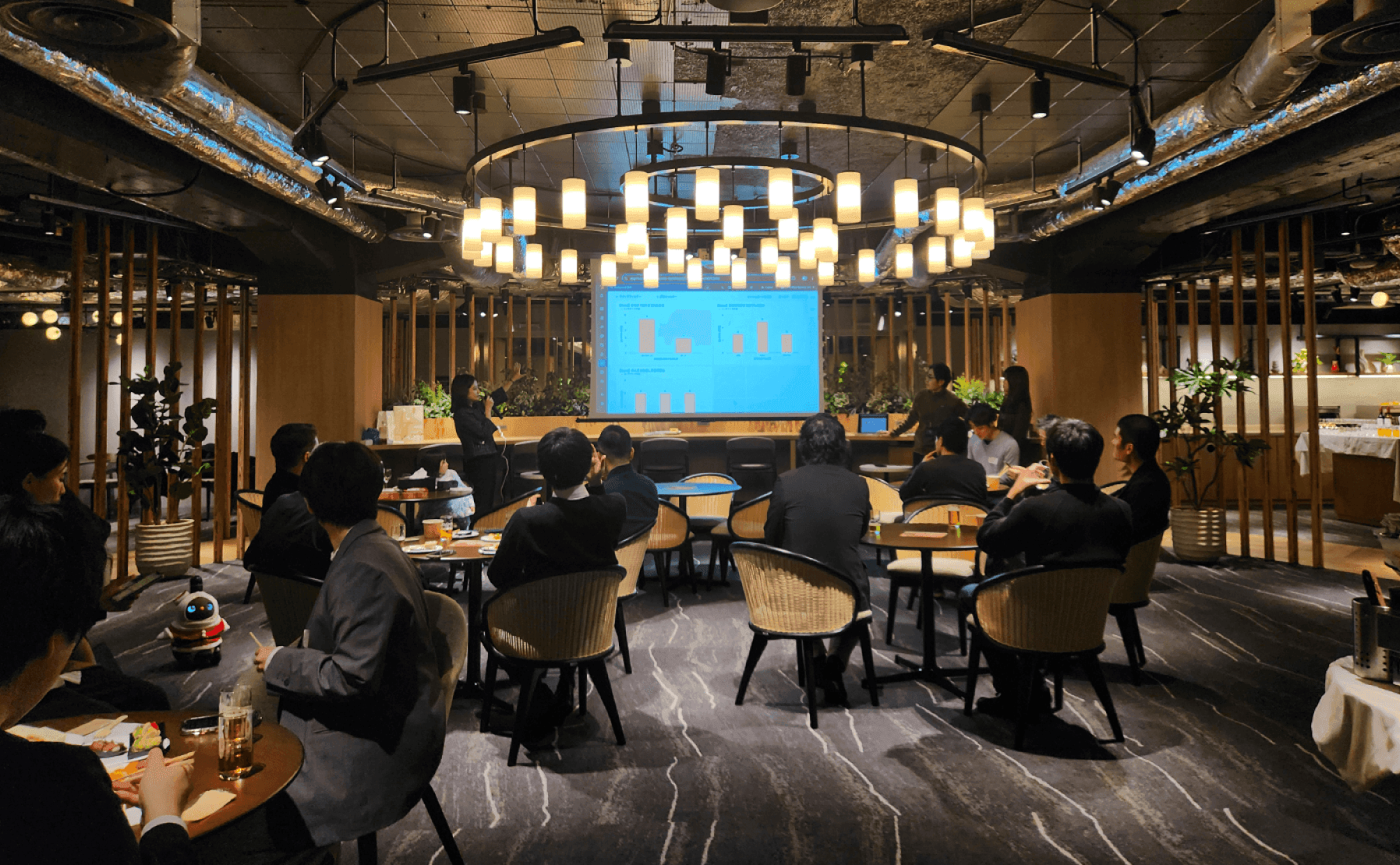 充実したプレゼンテーション